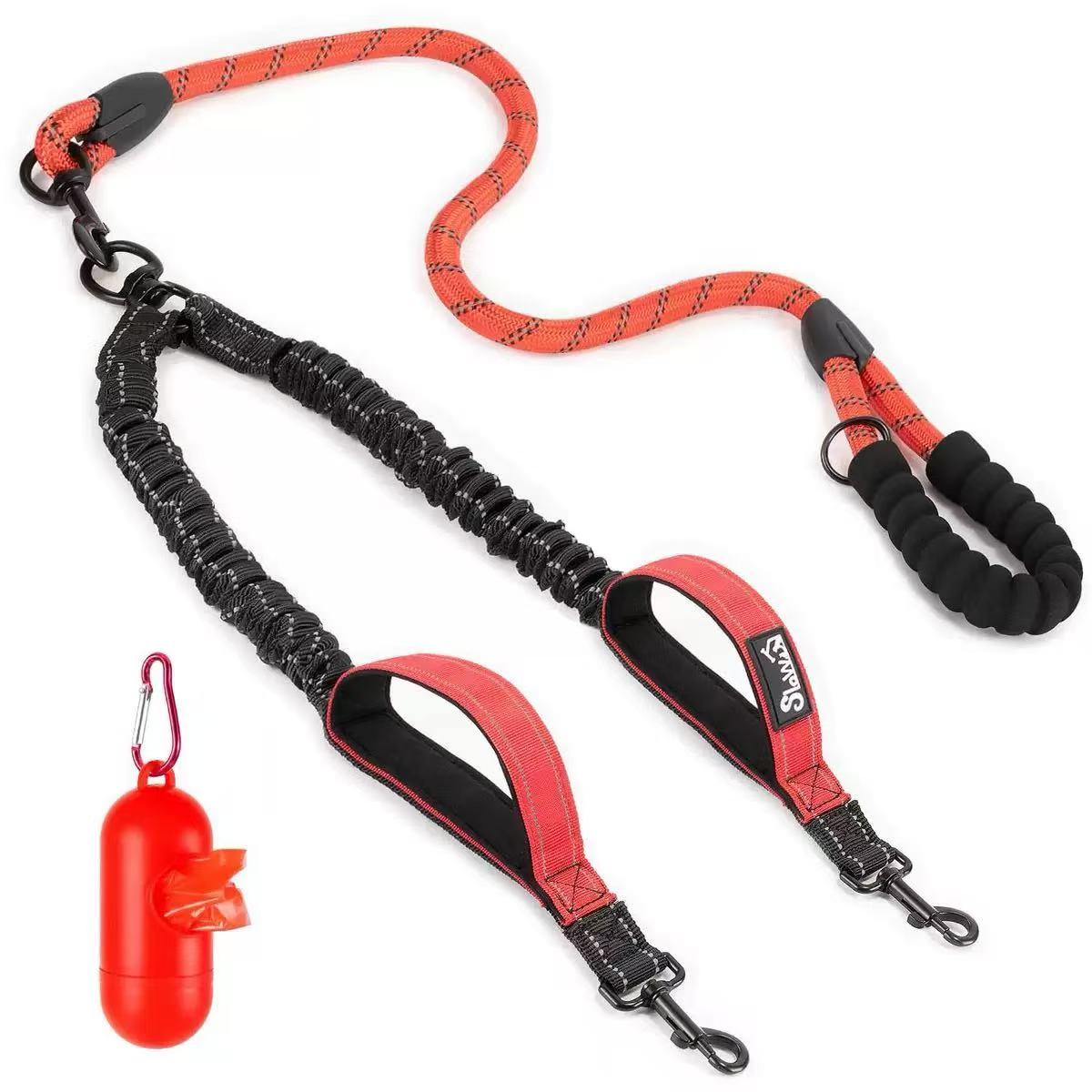 2-in-1 Bungee Leash & Car Seat Belt